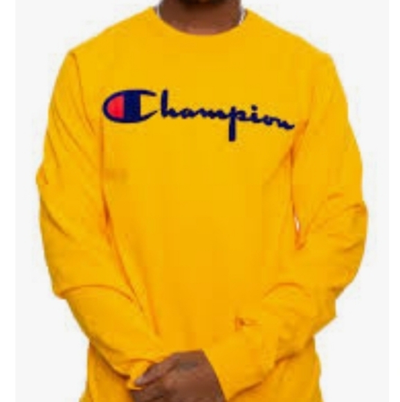 champion heritage gold script
